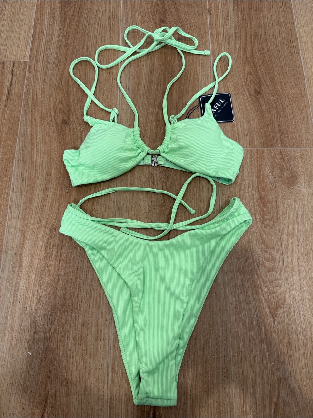 Neon Green Zaful Bikini